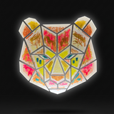 URBAN BEAR — ORIGINAL LED LIGHT BOX PAINTING