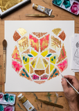 URBAN BEAR — ORIGINAL LED LIGHT BOX PAINTING