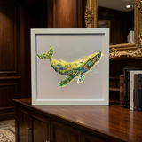 URBAN WHALE — ORIGINAL LED LIGHT BOX PAINTING